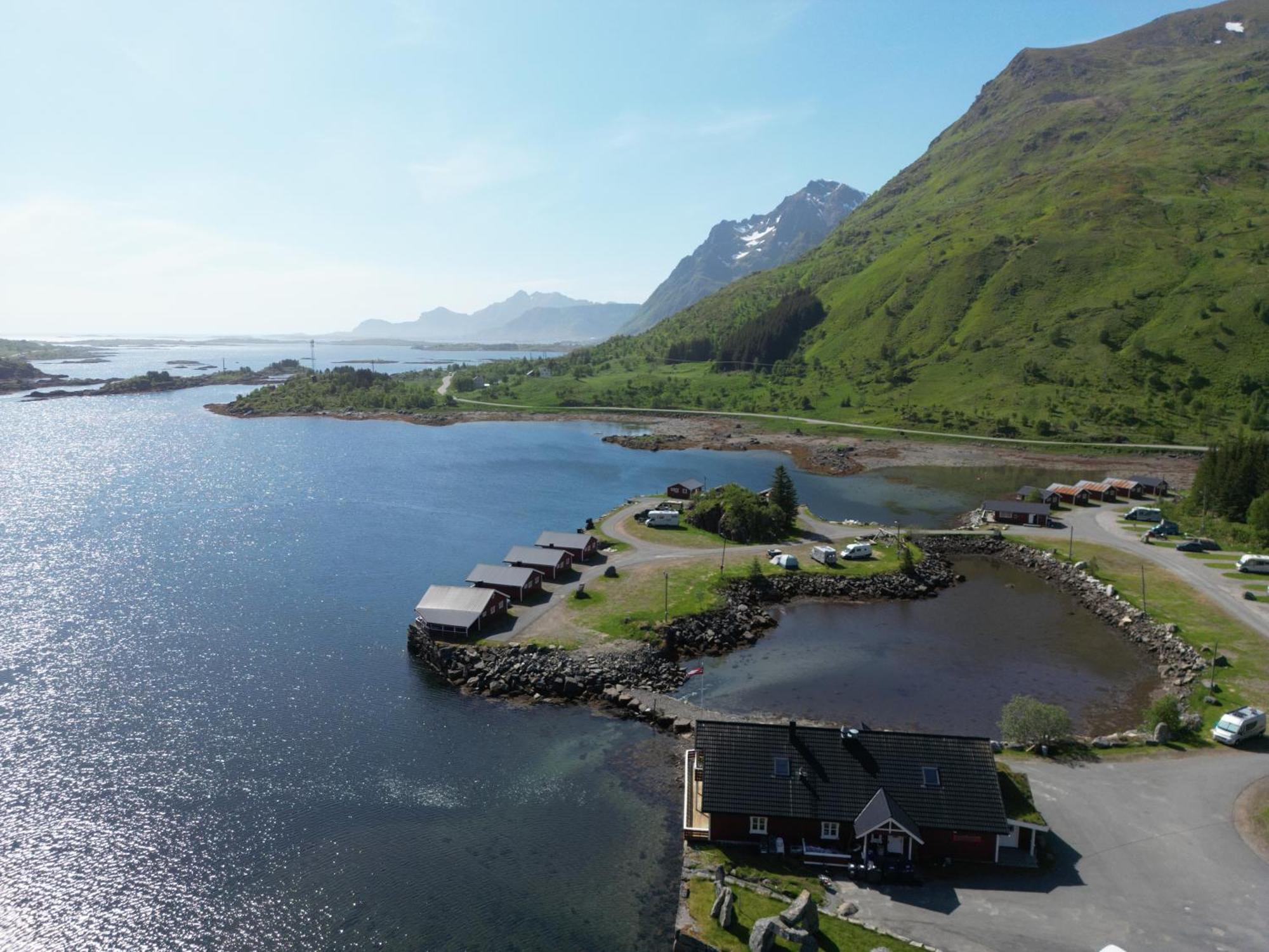 Brustranda Fjordcamping Valberg 外观 照片